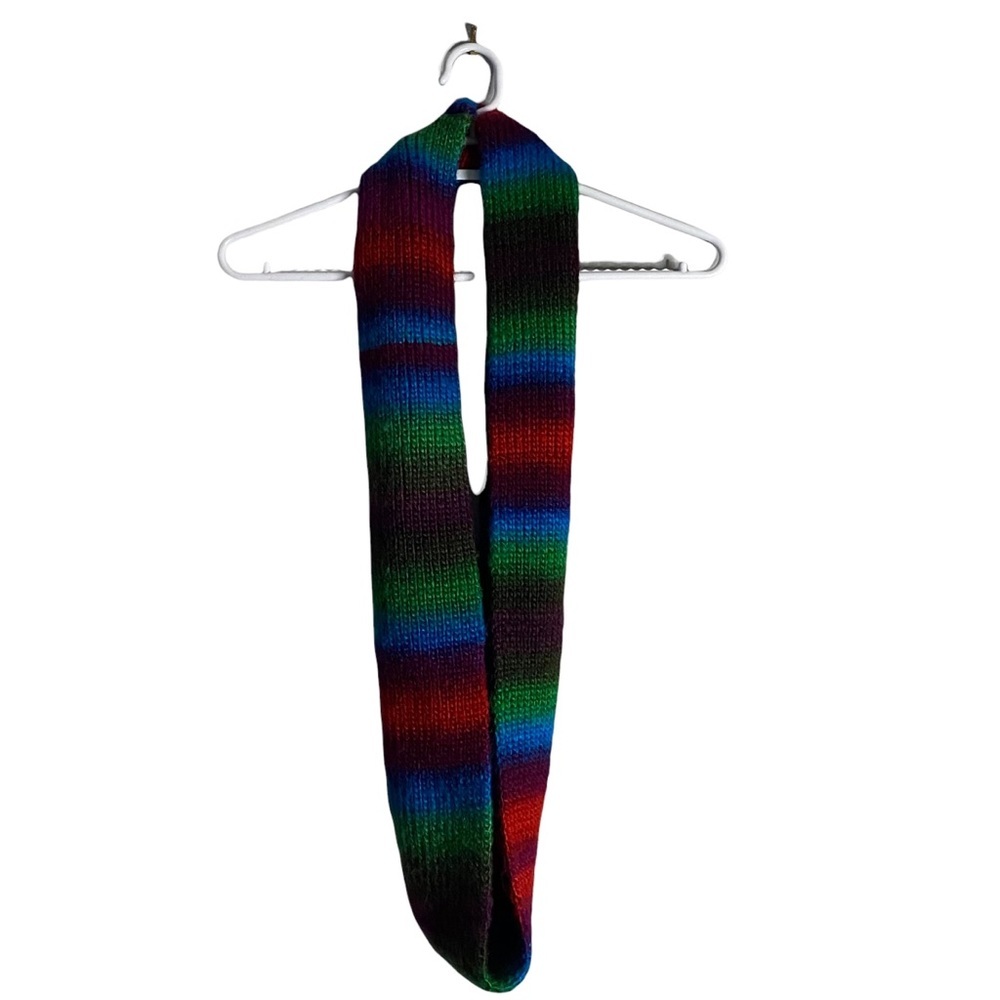 Women's Multicolor Knit Infinity Scarf